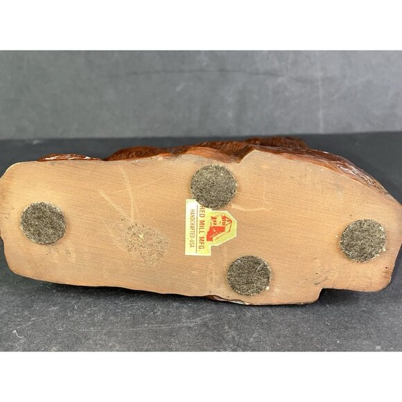 Rare Coyote Figurine Howling Western Standing On Rocks Vtg 1995 7.5" Red Mill - Picture 7 of 7